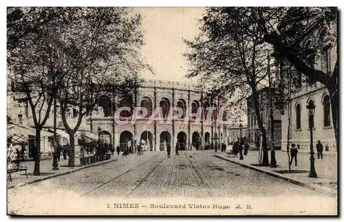 Nimes Cartes postales Boulevard Victor Hugo