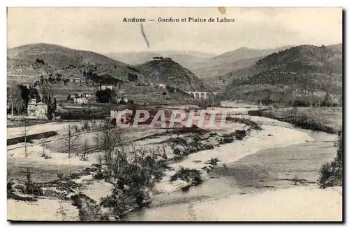 Anduze Cartes postales Gardon et plaine de Labau