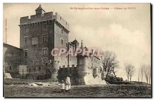 Saint Symphorien sur Coise Ansichtskarte AK Chateau de Pluvy