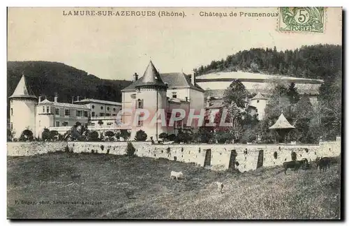 Lamure sur Azergues Cartes postales Chateau de Pramenoux