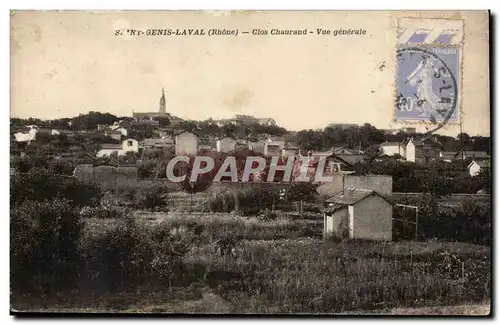 Saint Genis laval Cartes postales Clos Chaurand Vue generale