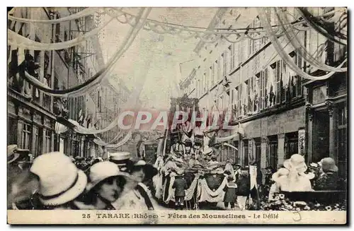 Cartes postales Tarare Fetes des Mousselines Le defile