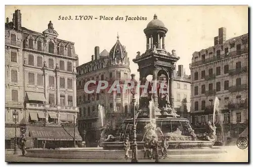 Cartes postales Lyon Place des Jacobins