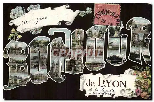 Cartes postales Lyon Un bonjour