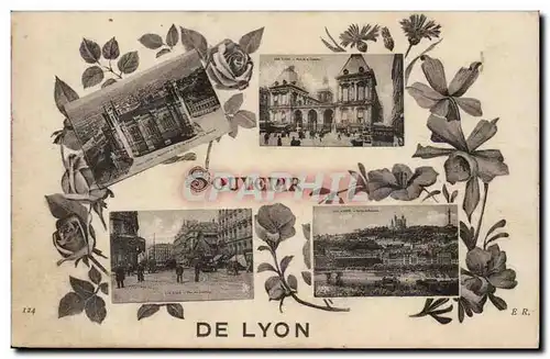 Cartes postales Lyon Souvenir