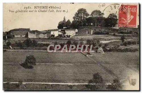 Cartes postales Riverie Vue generale sur le Chatel