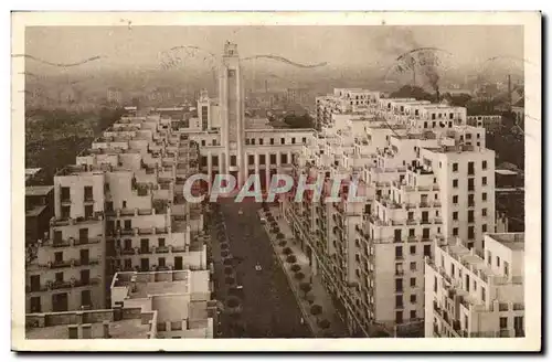 Villeurbanne Cartes postales Nouveau centre d'urbanisme Vue prise d'une des tours de 18 etages