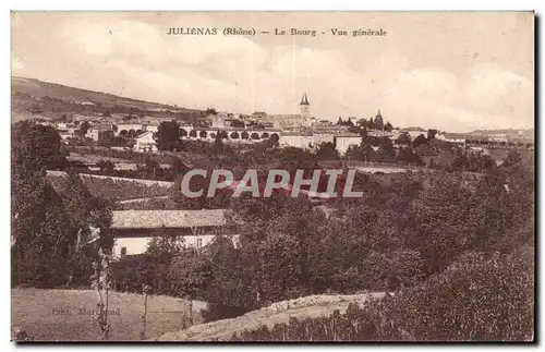 Julienas Ansichtskarte AK Le bourg Vue generale