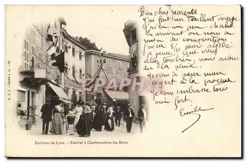 Environs de Lyon Cartes postales Festival a Charbonnieres les bains