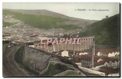 Tarare Cartes postales le viaduc (perspective)