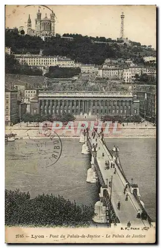 Lyon Cartes postales Pont du palais de justice