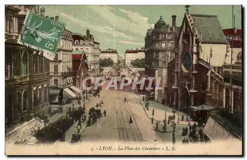 Lyon Cartes postales Place des Cordeliers