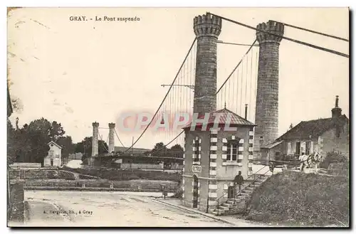 Gray Cartes postales Le pont suspendu