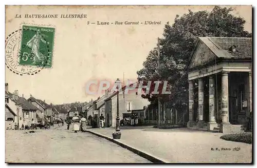 Lure Cartes postales Rue CArnot L&#39octroi