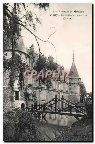 Environs de Meulan Vigny Ansichtskarte AK Le chateau facade Est