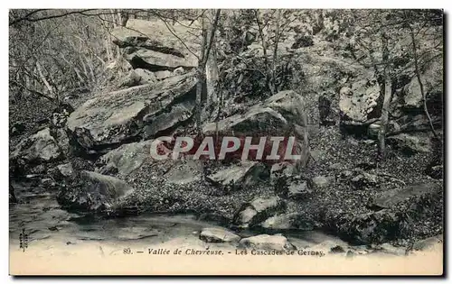 Vallee de Cheuvreuse Ansichtskarte AK Les cascades de Gernay