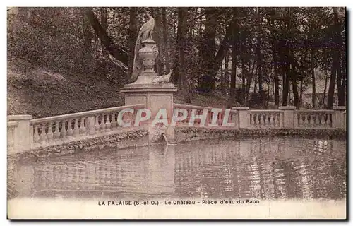 La FAlaise Ansichtskarte AK Le chateau Piece d&#39eau du Paon