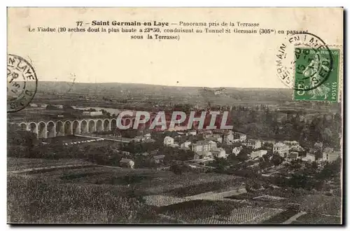 Saint Germain en Laye Cartes postales Panorama pris de la terrasse