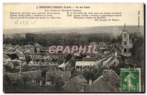 Montfort l&#39amaury Cartes postales Vu des Tours