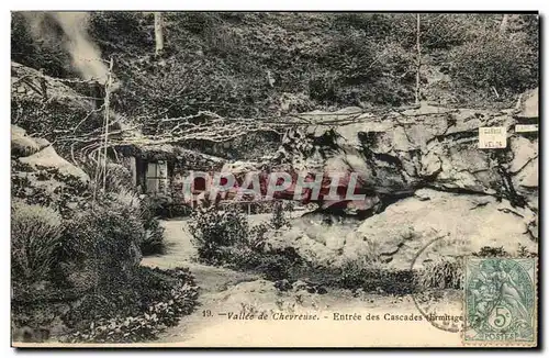 Vallee de Chevreuse Ansichtskarte AK Entree des cascades (ermitage)