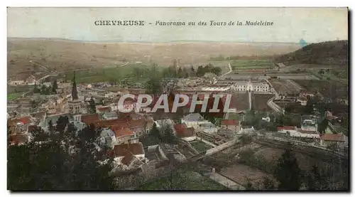 Chevreuse Cartes postales Panorama vu des tours de la Madeleine