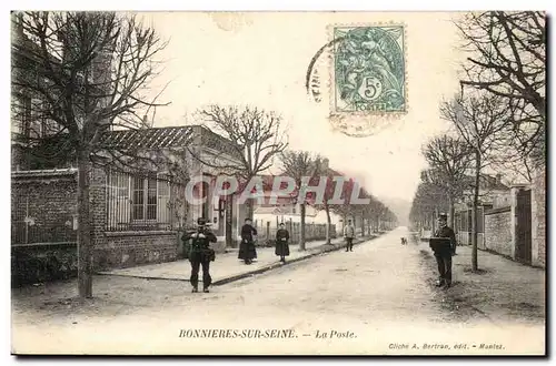 Bonnieres sur Seine Cartes postales La Poste (postiers)