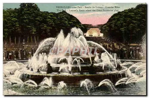 Versailles Ansichtskarte AK Le bassin de Latone Grandes eaux