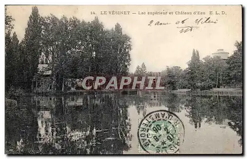 Le Vesinet Cartes postales Lac superieur et chateau d&#39eau