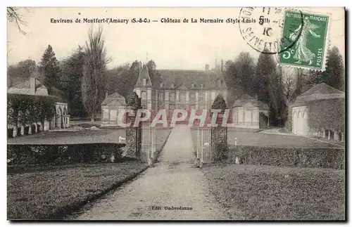 Ansichtskarte AK Environs de Montfort l&#39amaury Chateau de la Mormaire (style Louis XIII)