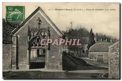 Cartes postales Montfort l&#39amaury Porte du cimetiere