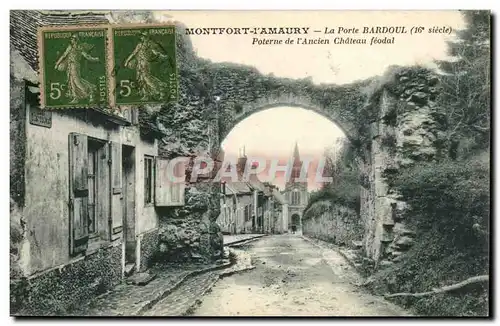 Cartes postales Montfort l&#39amaury La porte Bardoul Poterne de l&#39ancien chateau feodal