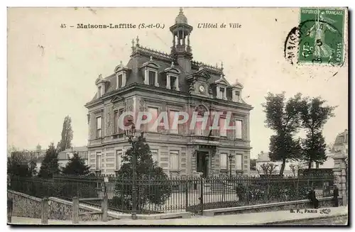 Maisons Laffitte Cartes postales L&#39hotel de ville