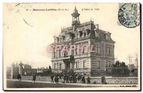 Maisons Lafitte Cartes postales L&#39hotel de ville