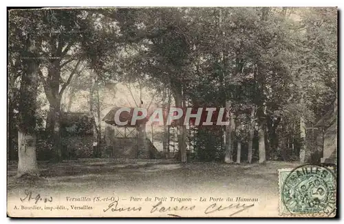 Versailles Ansichtskarte AK Parc du petit Trianon La porte du hameau