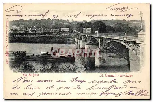 Saint Germain en Laye Cartes postales Vue de pont (bateau)