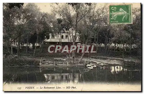 Poissy Cartes postales Le restaurant Leon