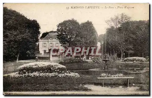 Maisons Laffitte Cartes postales Le parc Place Wagram