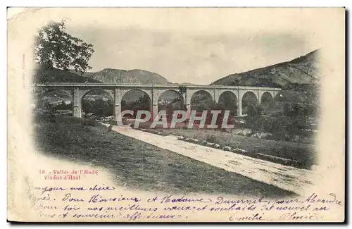 Cartes postales Vallee de l'Aude Viaduc d'Axal