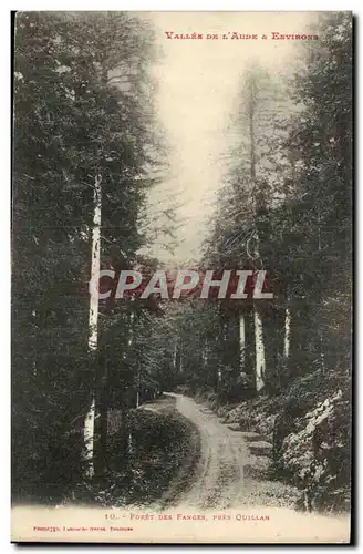 Cartes postales Foret de Fanges pres Quillan