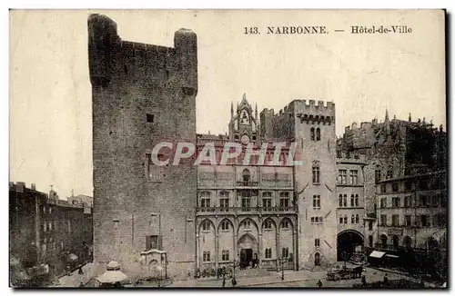 Cartes postales Narbonne Hotel de ville