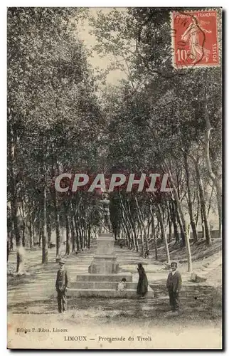 Cartes postales Limoux Promenade du Tivoli