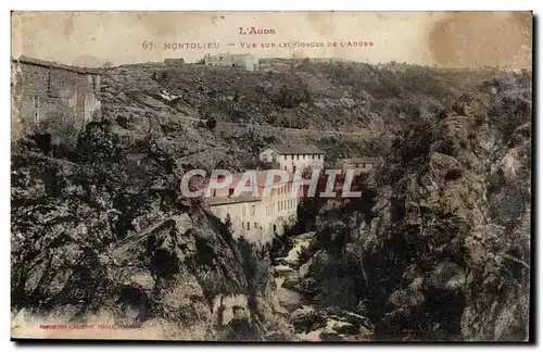 Montolieu - Vue sur les Gorges de l&#39Aude -- Cartes postales