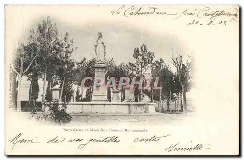 Notre Dame de Marceile - Fontaine Monumentale -- Cartes postales