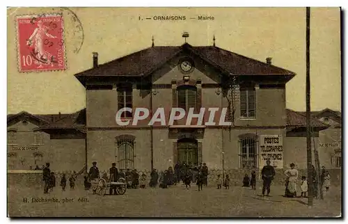 Ornaisons - Mairie - Cartes postales