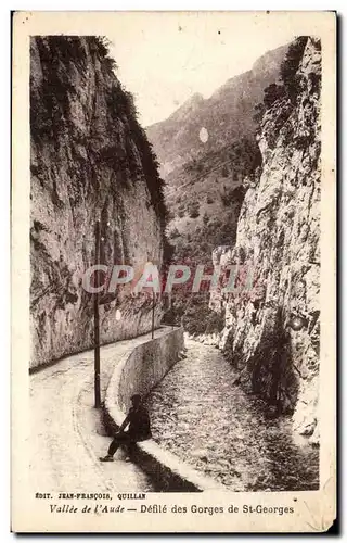 Valkee de l&#39Aude - Defile des Gorges de St Georges - Ansichtskarte AK