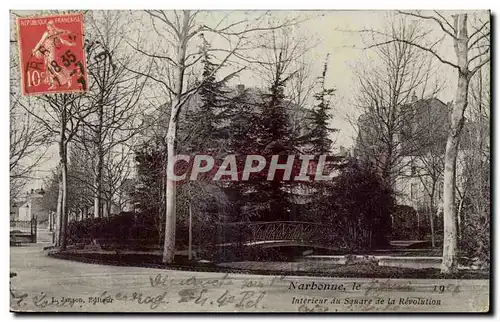 Narbonne - Interieur du Square de la Revolution - Cartes postales