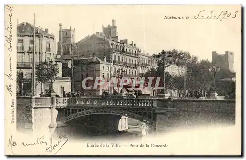 Entree de la Ville - Port de la Concorde - Cartes postales