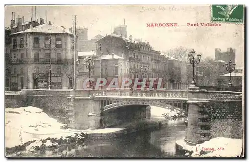 Narbonne - Pont Voltaire - bridge - Cartes postales
