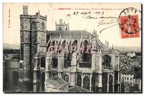 Narbonne - Cathedrale St Just Vue du Cloitre - Cartes postales