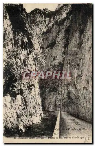 Defile de St Georges - Partie la plus etroite des Gorges - Cartes postales